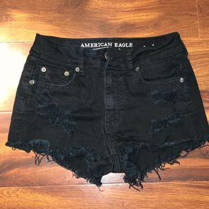 Black American Eagle Shorts!